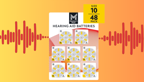 Member's Mark Hearing Aid Batteries, Size 10, Yellow Tab, 48 ct.