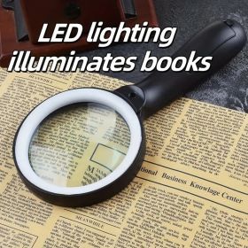 The Handheld Magnifying Glass with Light Is Suitable for Reading Books And Newspapers, Repairing Instruments, Observing Insects