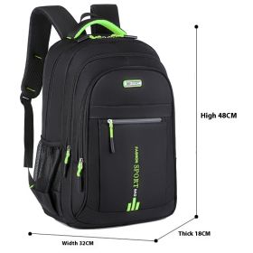 Men's Fashion Large Capacity Computer Backpack (Option: green)