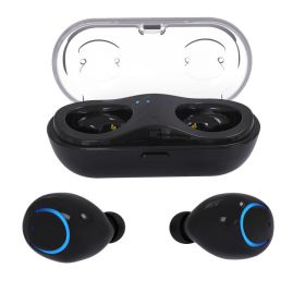 Wireless TWS Stereo Earbuds (Option: black)