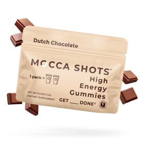 Mocca Shots Energy Gummies with Caffeine (Option: 12Pack  Dutch Chocolate)
